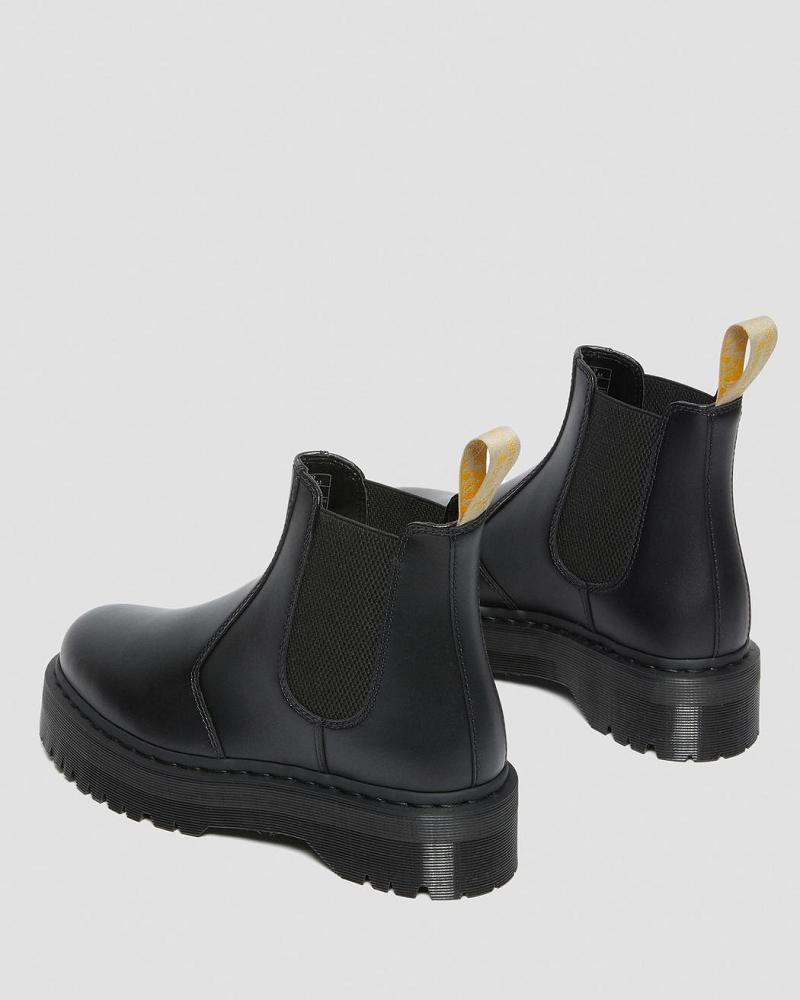 Black Men's Dr Martens Vegan 2976 Felix Platform Ankle Boots | CA 457BEX